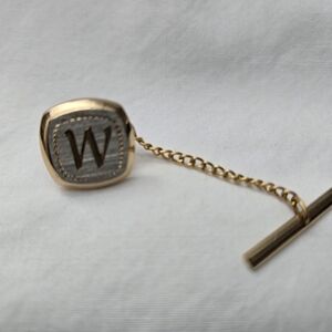 Gold and Silver Monogram Key Holder